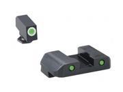 Ameriglo Night Sight Set Pro Operator Style Green REAR Only Fits For Glocks