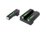 TruGlo Brite Site TFX Sights For Walther PPS Green Rear Green With Focus Lock Fr