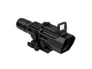NcSTAR Advance Dual Optic ADO 3X 9X Riflescope w Flip Up Red Dot Optic Black VA