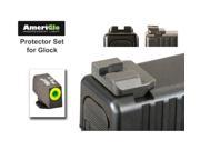 Ameriglo Protector For Glock Sight Set Green Black