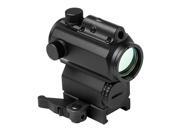 Vism Red Blue Dot Reflex Optic 1.7in H with Integrated Green Laser Black VD