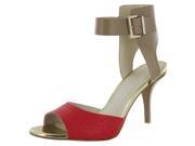 Kenneth Cole Tami Leather Open Toe Ankle Strap Heel Shoes
