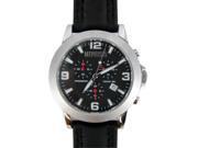Mephisto Men's Stitched Leather-Banded Watch Mephisto Men's Stitched Leather-Banded Watch