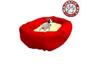 Majestic Pet Extra Large 52 Donut Dog Bed 52 x36 x14 RED SHERPA