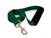 Majestic Pet 1in x 6ft Easy Grip Handle Leash Green 78899528616