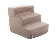Majestic Pet 3 Step Stone Suede Pet Stairs 78899567509