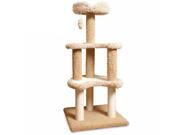 50 Carpeted Sherpa Moon Cat Tree By Majestic Pet Products