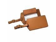 Royce Leather 950 TAN 6 Popular Leather Luggage Tag Tan