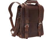 Vagabond Traveler 14in. Leather Travel Backpack Brief