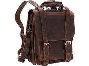 Vagabond Traveler Leather Travel Backpack Brief
