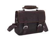 Vagabond Traveler Cowhide Leather Messenger Laptop Bag