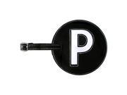 pb travel Leather Initial P Luggage Tag Set of 2