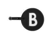 pb travel Leather Initial B Luggage Tag Set of 2