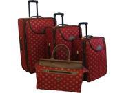 American Flyer Lyon 4 Piece Luggage Set