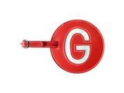 pb travel Leather Initial G Luggage Tag Set of 2
