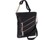 R R Collections 3 Front Zip Crossbody