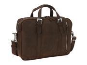 Vagabond Traveler 16.5in. Fine Leather Casual Laptop Bag