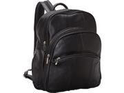 R R Collections Leather Triple Zip Around Large Backpack