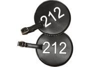 pb travel Leather Number Luggage Tag 212 Set of 2
