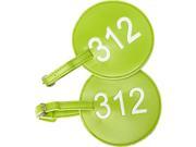 pb travel Leather Number Luggage Tag 312 Set of 2