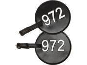 pb travel Leather Number Luggage Tag 972 Set of 2