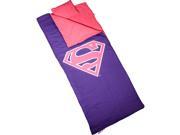 Wildkin Superman Pink Shield Sleeping Bag