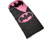 Wildkin Batman Pink Emblem Sleeping Bag