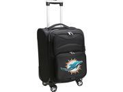 Denco Sports Luggage NFL Miami Dolphins 20 Domestic Carry On Spinner