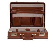 McKlein USA Coughlin Leather Expandable Attache Case