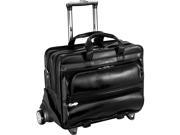 McKlein USA P Series Franklin Leather 17in. Detachable Wheeled Laptop Case