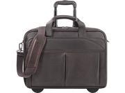 Rolling Laptop Case 17 x7 x13 1 2 15.6 Sleeve Brown