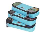 eBags Slim Packing Cubes 3Pcs Set Aquamarine Blue