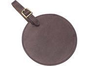 Clava Tuscan Leather Circle Luggage Tag