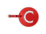 pb travel Leather Initial C Luggage Tag Set of 2