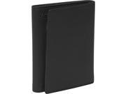 Royce Leather Men s Tri Fold Wallet with Double ID Window Black 101 BLACK 5