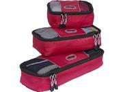eBags Slim Packing Cubes 3PC Set Red
