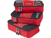 eBags Small Packing Cubes 3Pcs Set Raspberry