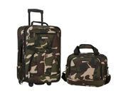 Rockland Luggage Rio 2 Piece Carry On Luggage Set