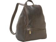 Le Donne Leather Distressed Leather U Zip Womens Backpack