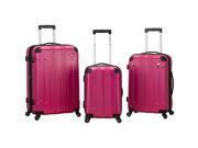 Rockland Luggage Sonic 3 Piece Hardside Spinner Set