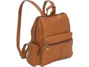 Le Donne Leather Zip Around Backpack Purse