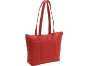 Le Donne Leather Double Strap Med Pocket Tote