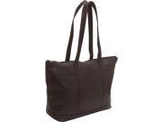 Le Donne Leather Double Strap Large Pocket Tote
