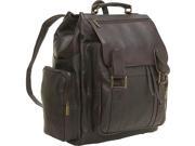 Le Donne Leather Large Traveler Back Pack