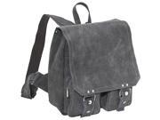 David King Co. Distressed Leather Laptop Backpack