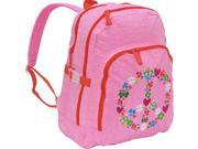 Miquelrius Agatha Ruiz de la Prada Peace Love Large Pink Backpack