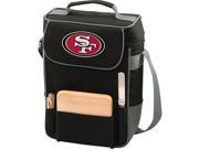 Picnic Time San Francisco 49ers Duet Wine Cheese Tote