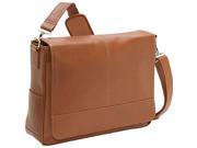 Royce Leather Nappa Leather Messenger Bag