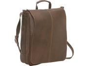 Le Donne Leather Distressed Leather 17in. Laptop Messenger
