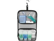 Travelon Wet Dry 1 Quart Bag with Plastic Bottles Black 11024 500